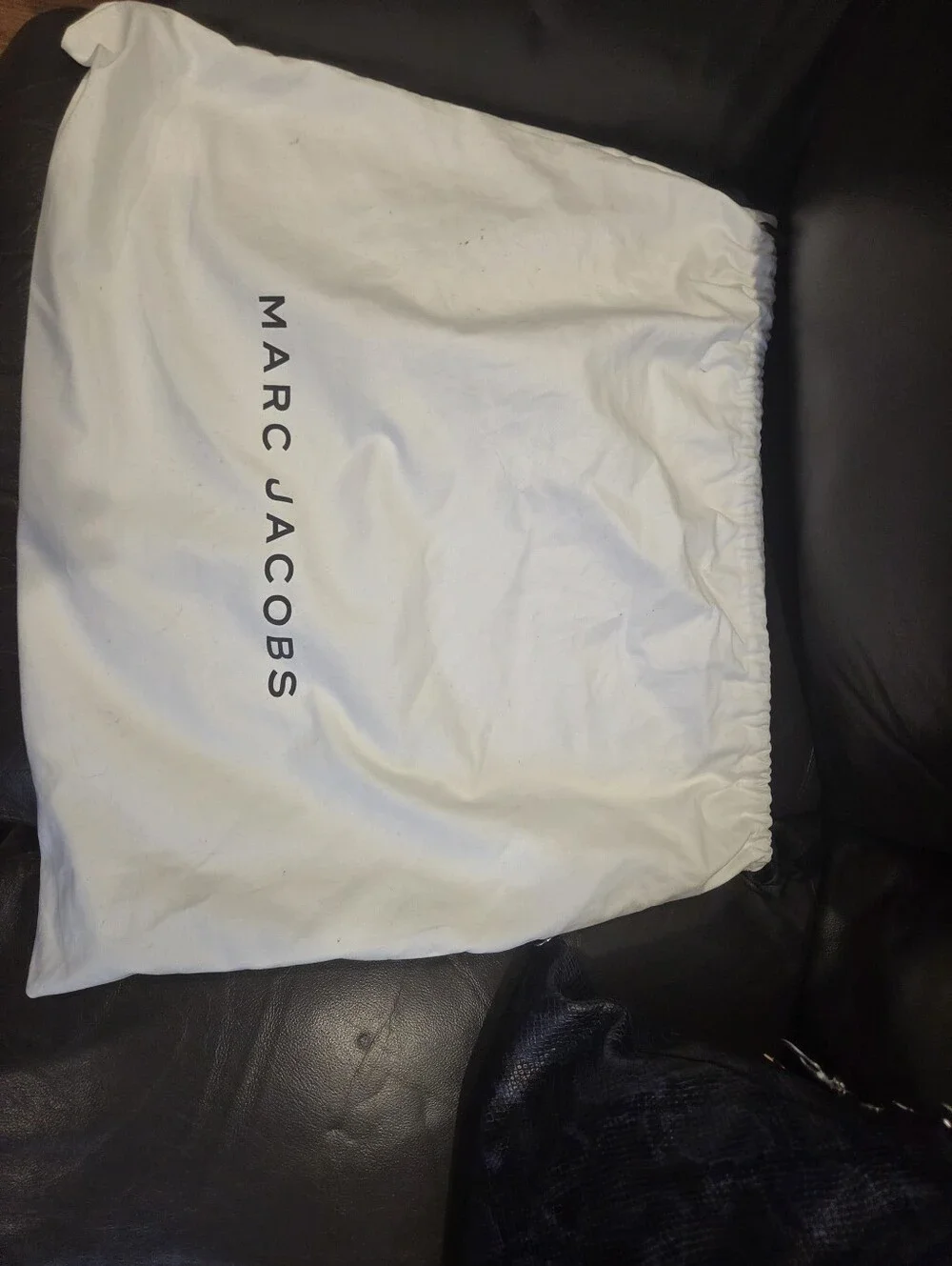 Marc Jacobs Navy Blue Embellished Tote with Mixed Charms